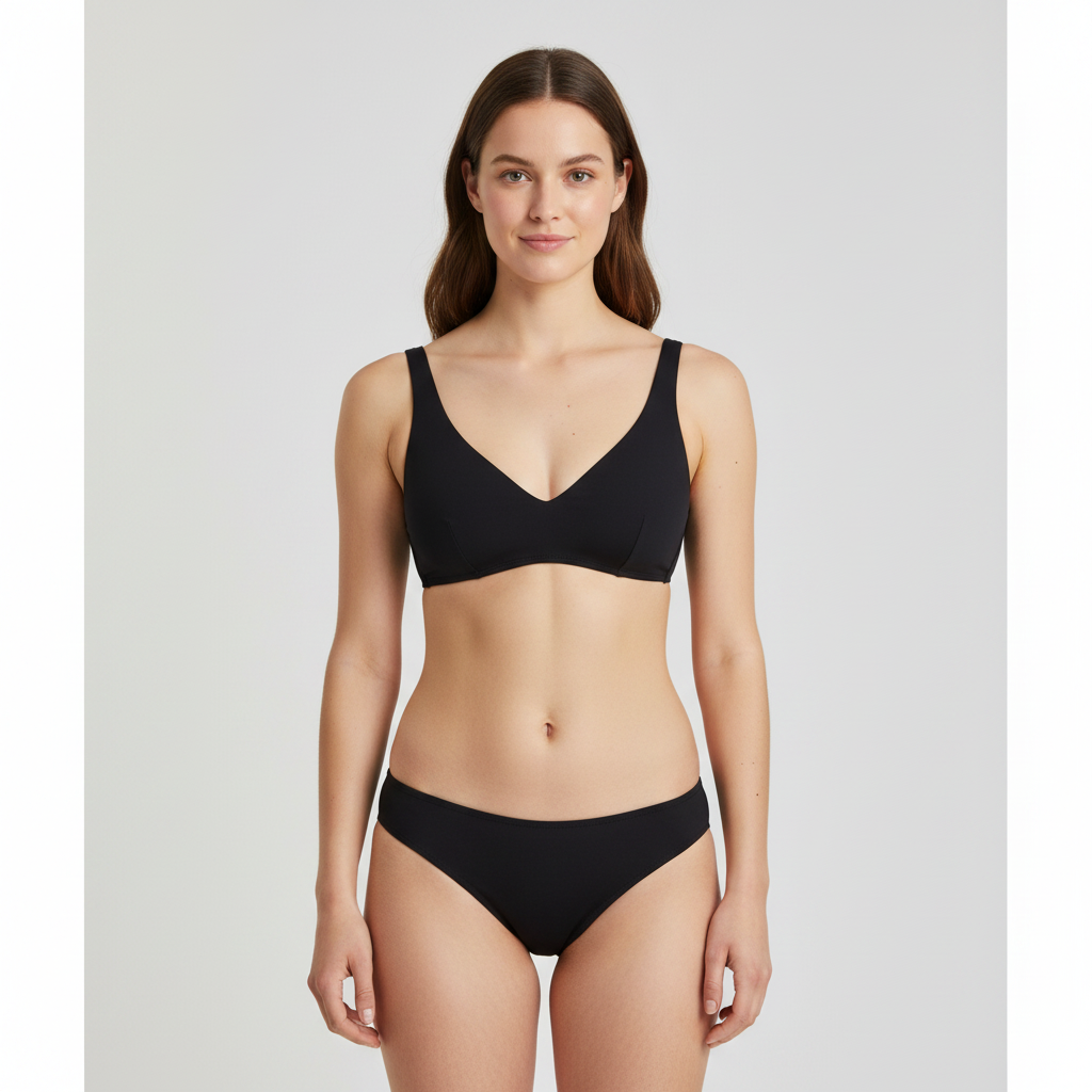 Haut de maillot Thapelo Paris Noir