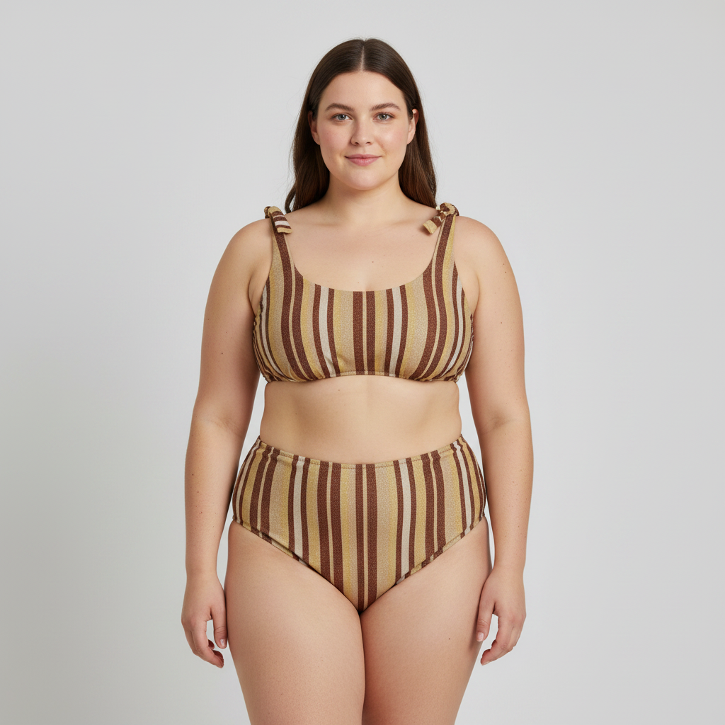 Haut de maillot Calzedonia Marron
