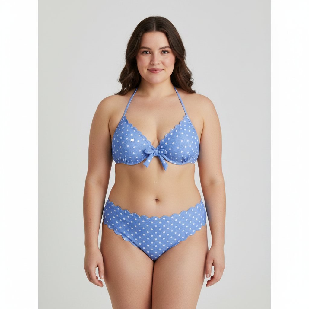 Haut de maillot Brigitte Bardot Bleu