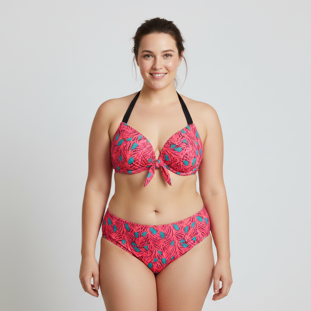 Haut de maillot Decathlon Rose