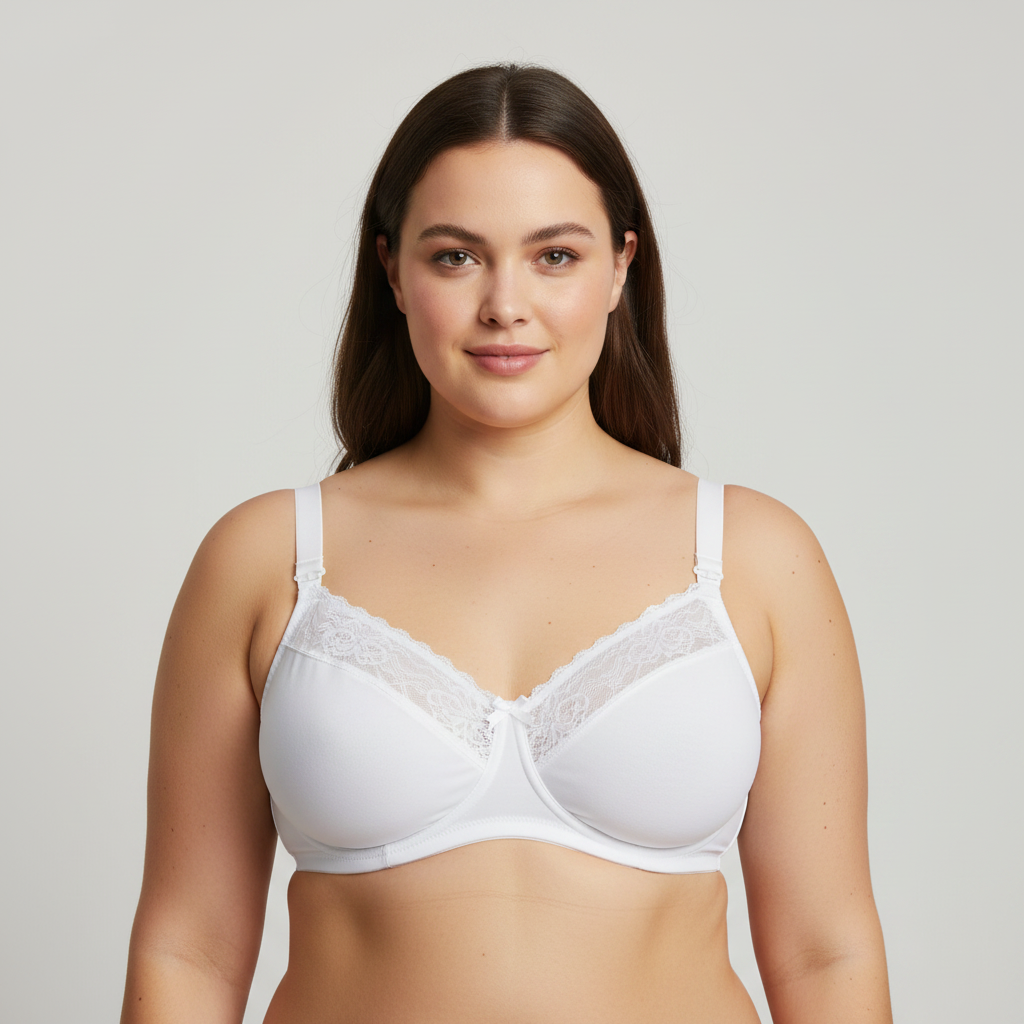 Soutien-gorge d'allaitement Blanc