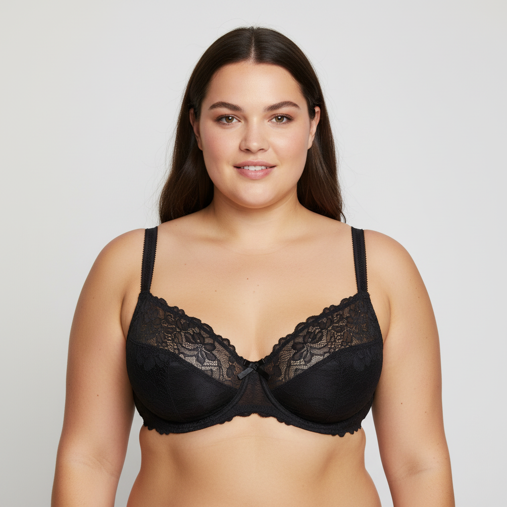 Soutien-gorge d'allaitement RougeGorge Noir