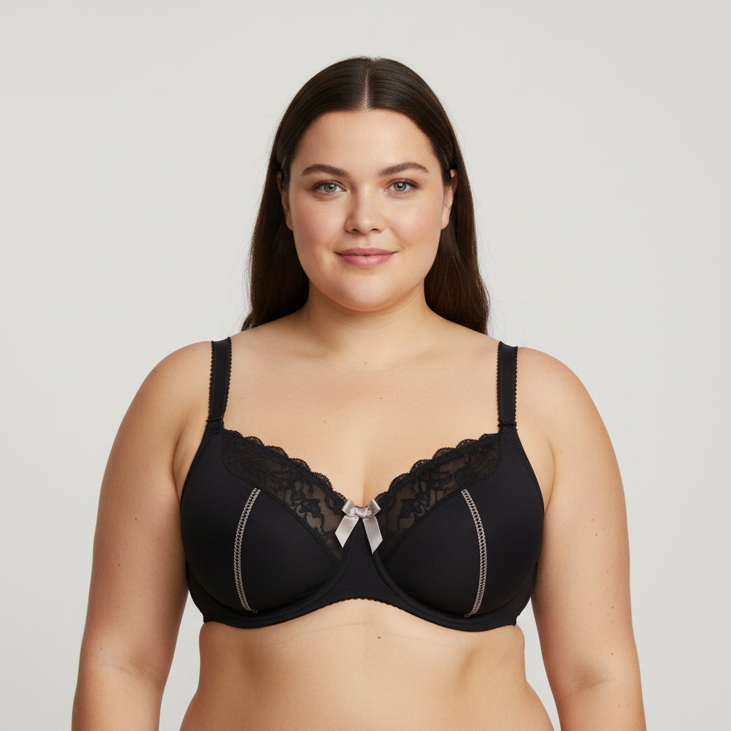 Soutien-gorge d'allaitement Cache Cœur Noir