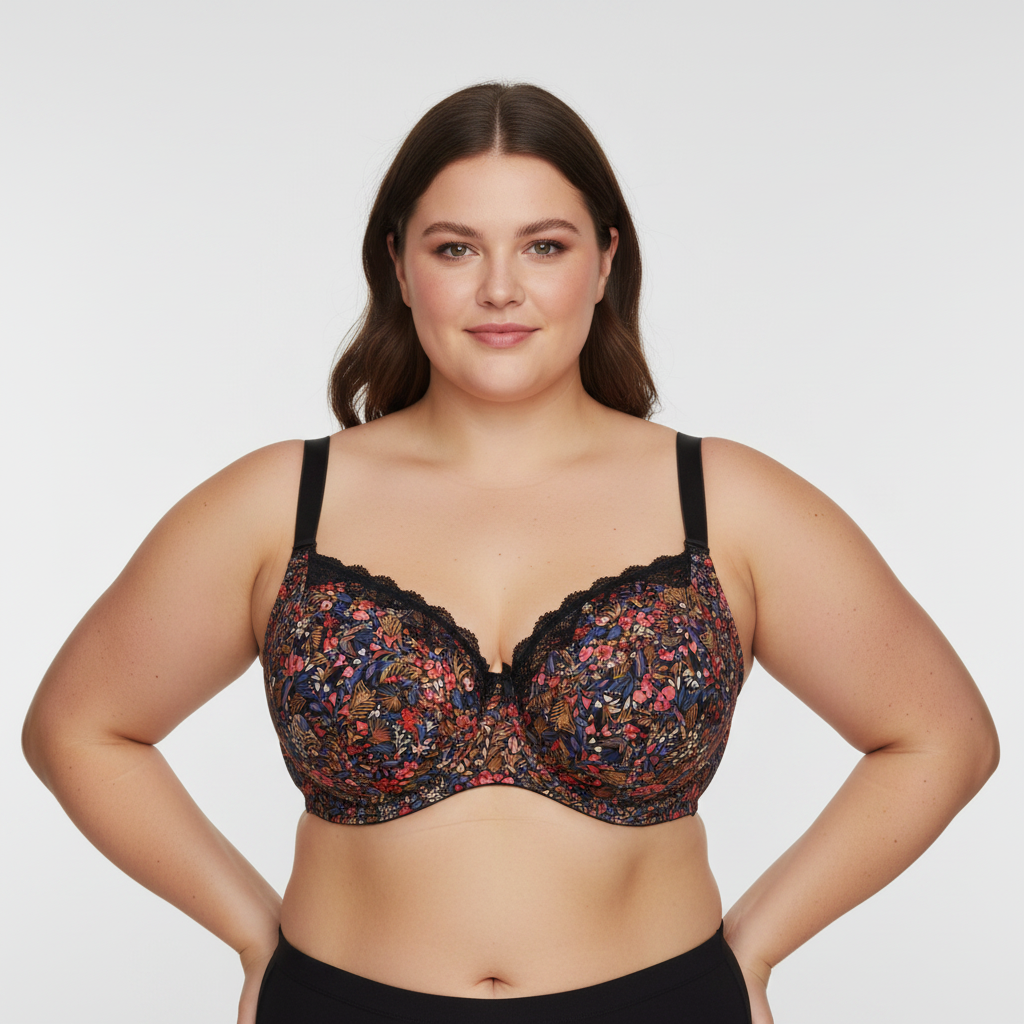 Soutien-gorge d'allaitement RougeGorge Noir