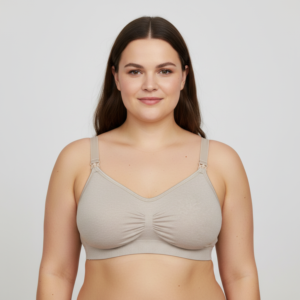 Soutien-gorge d'allaitement Beige
