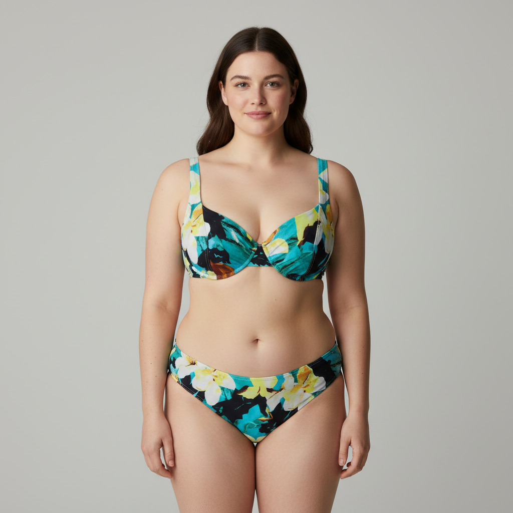 Haut de maillot Janine Robin Bleu