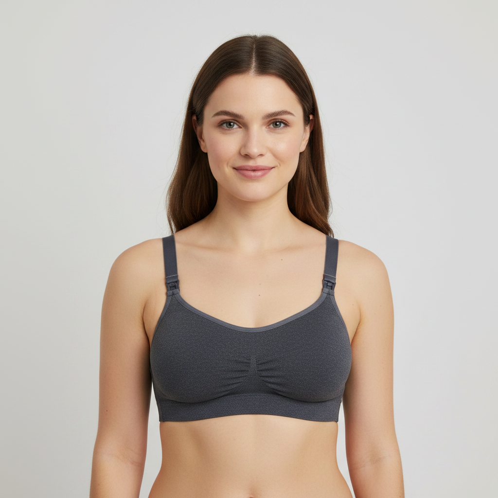 Soutien-gorge d'allaitement Envie de Fraise Gris