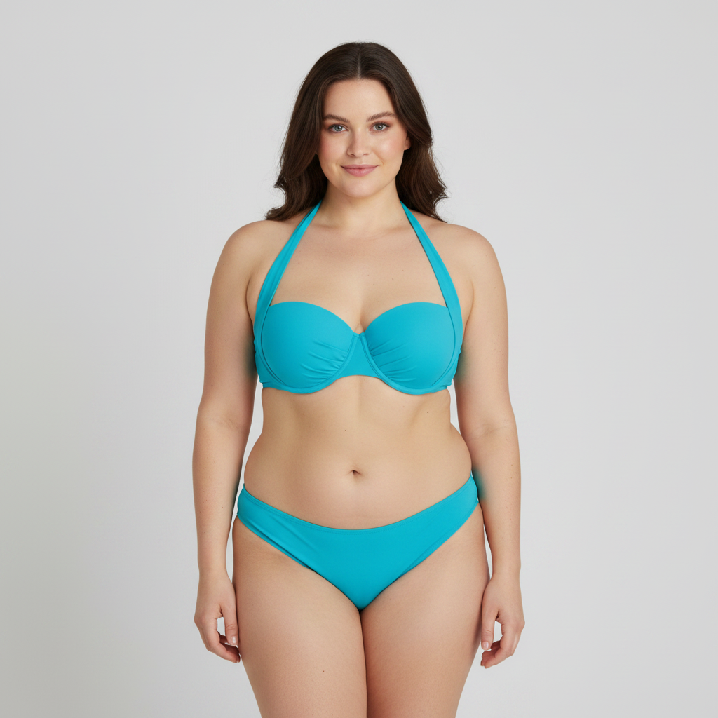 Haut de maillot Bleu