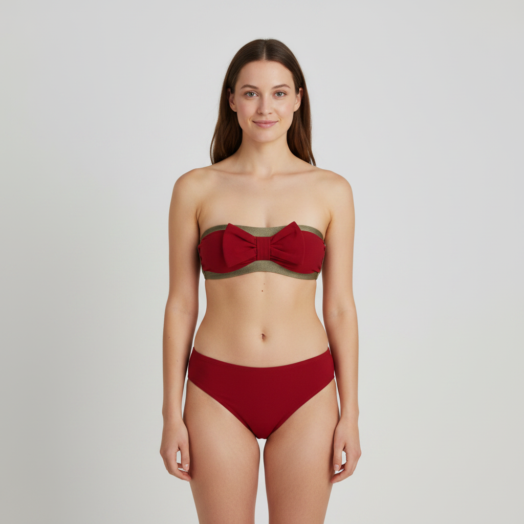 Haut de maillot Ysé Rouge