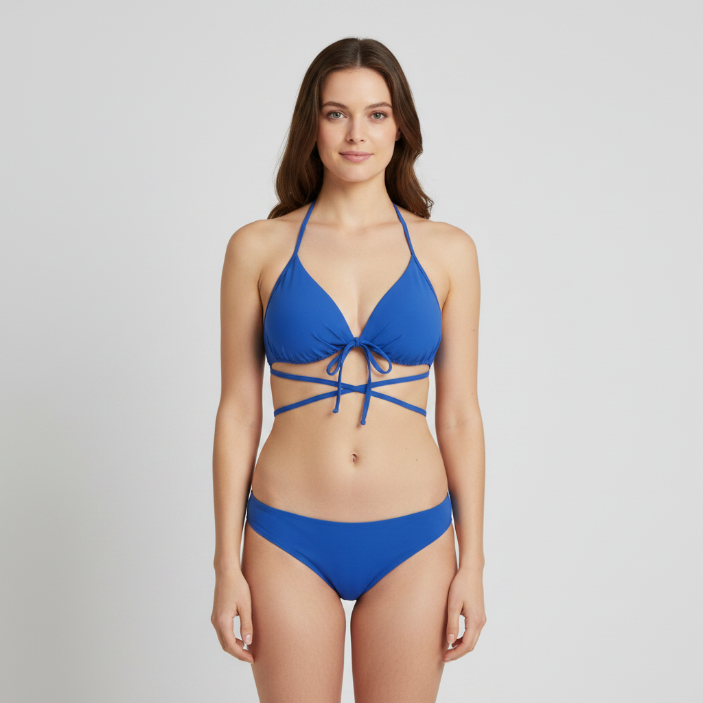 Haut de maillot Bleu