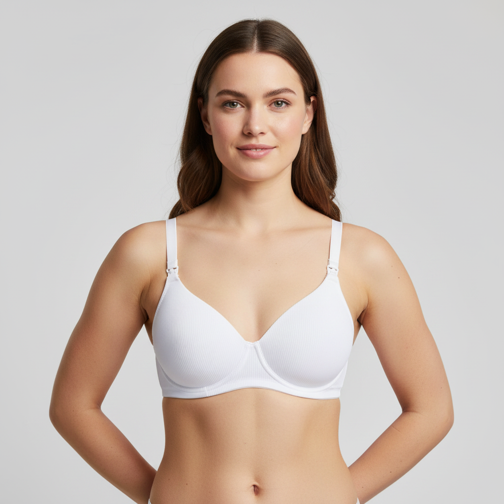 Soutien-gorge d'allaitement Blanc