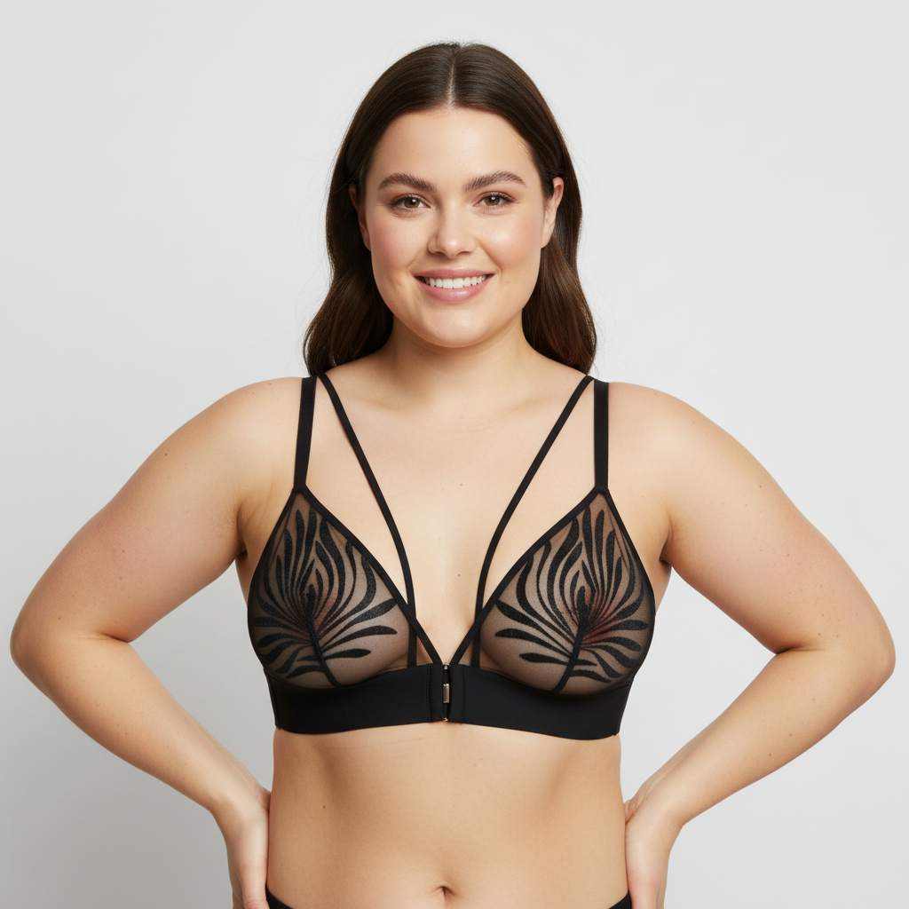Soutien-gorge Rose Noir