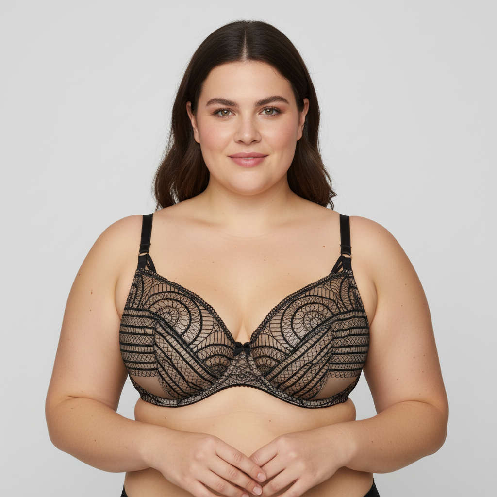 Soutien-gorge Rose Noir