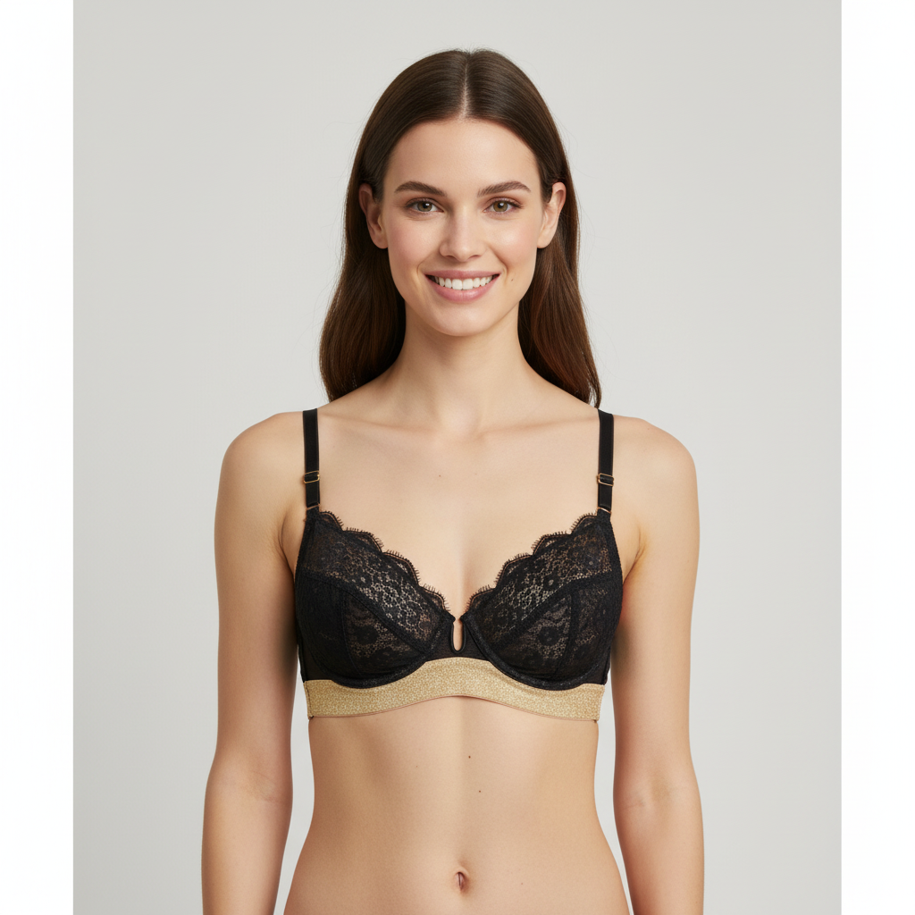 Soutien-gorge Darjeeling Noir