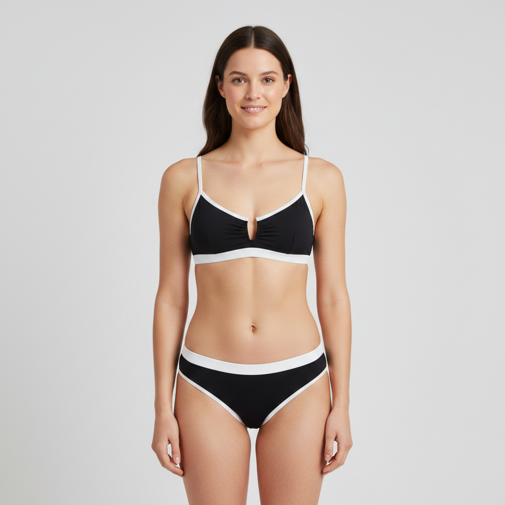 Haut de maillot RougeGorge Noir