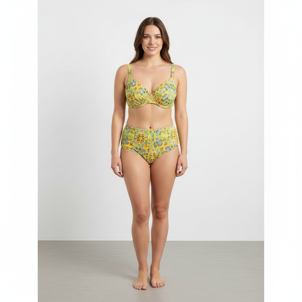 Haut de maillot RougeGorge Jaune