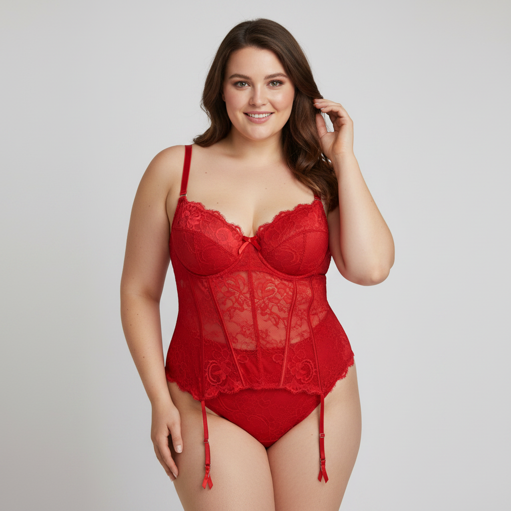 Guêpière Rouge