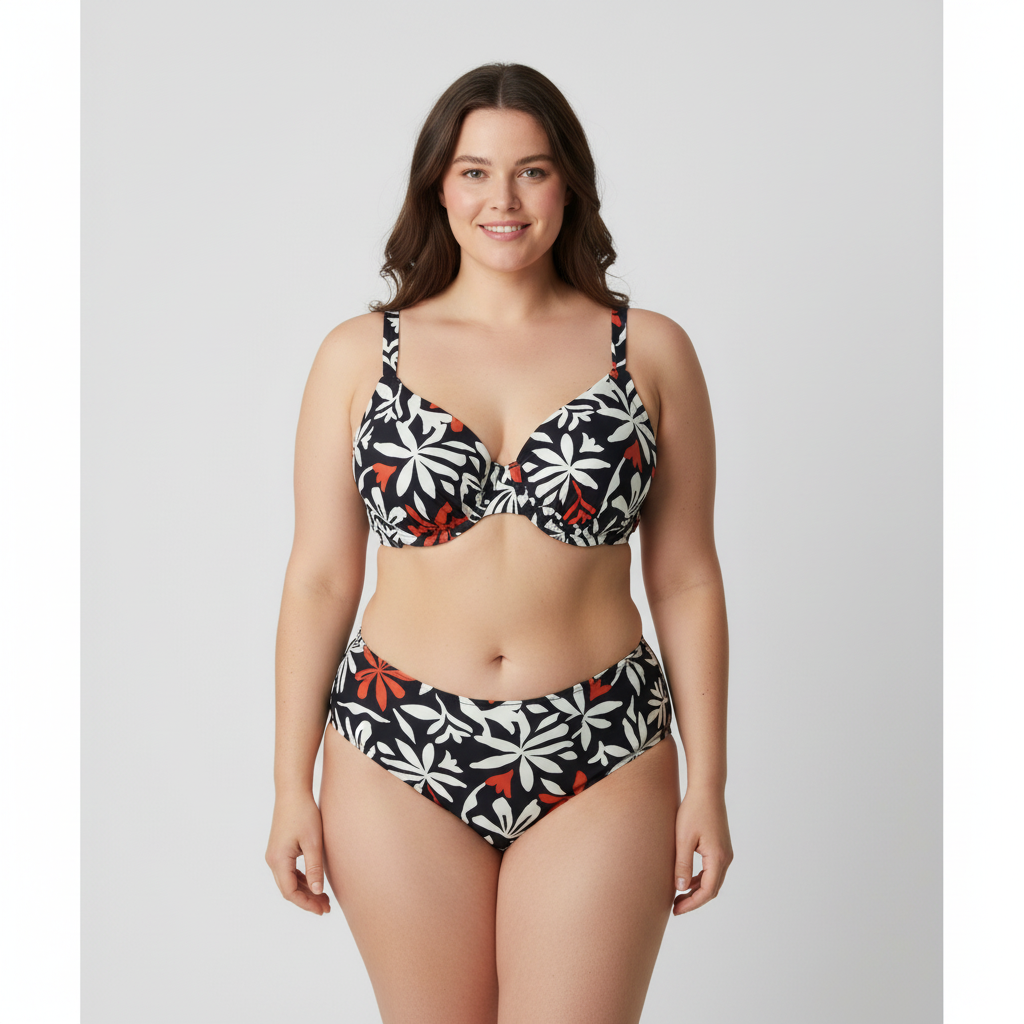 Haut de maillot RougeGorge Noir