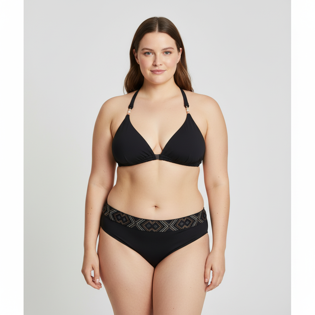 Haut de maillot RougeGorge Noir