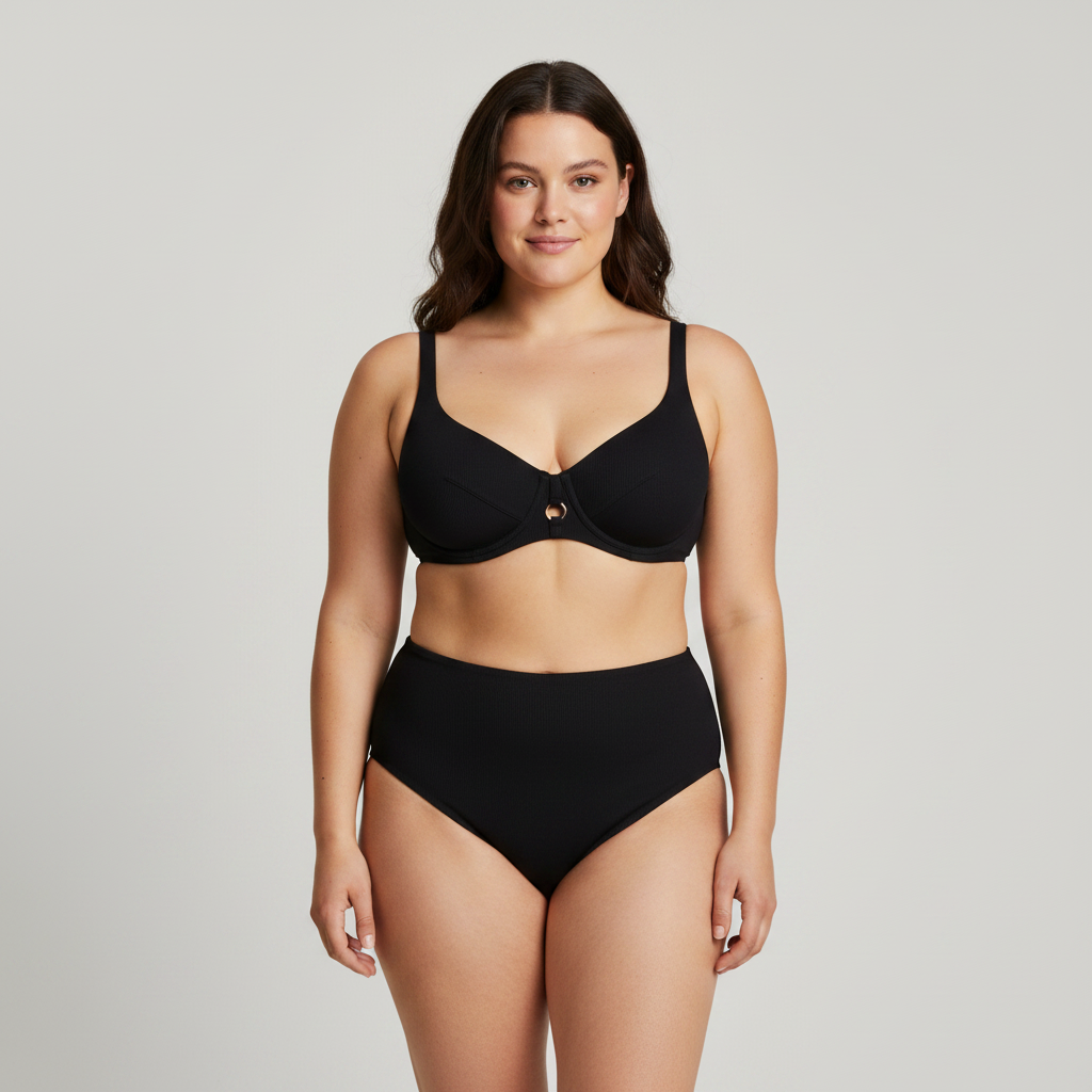 Haut de maillot RougeGorge Noir
