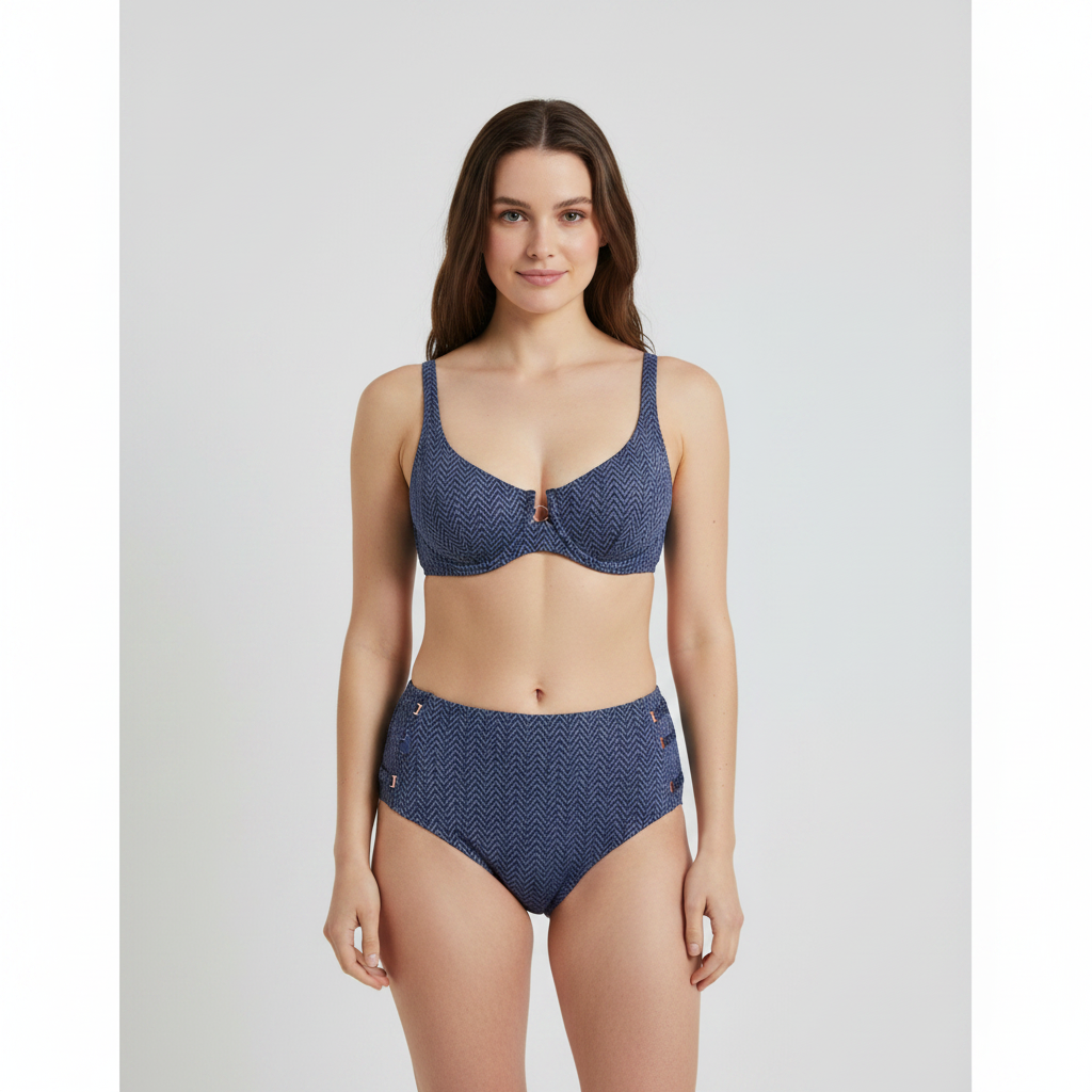 Haut de maillot RougeGorge Bleu
