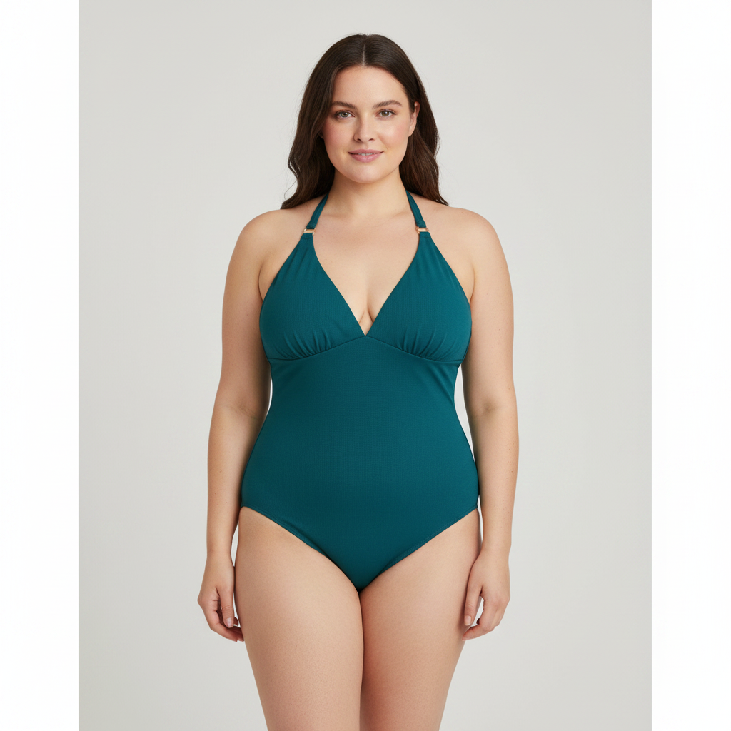 Maillot 1 pièce RougeGorge Vert