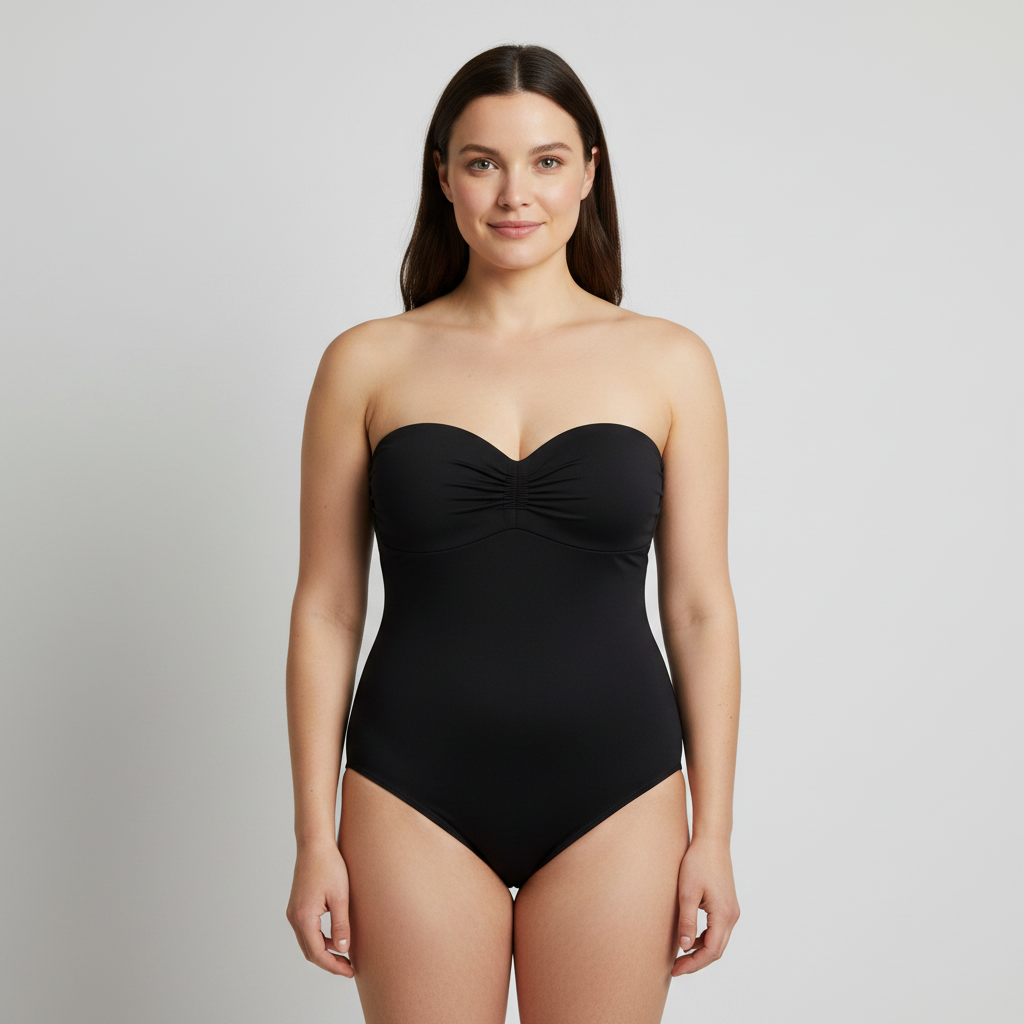 Maillot 1 pièce Tribord Noir