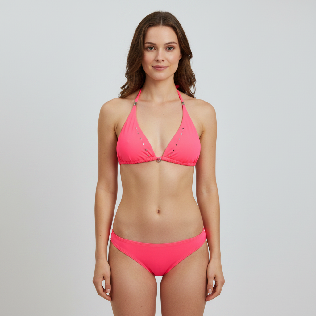 Haut de maillot Charlott' Rose