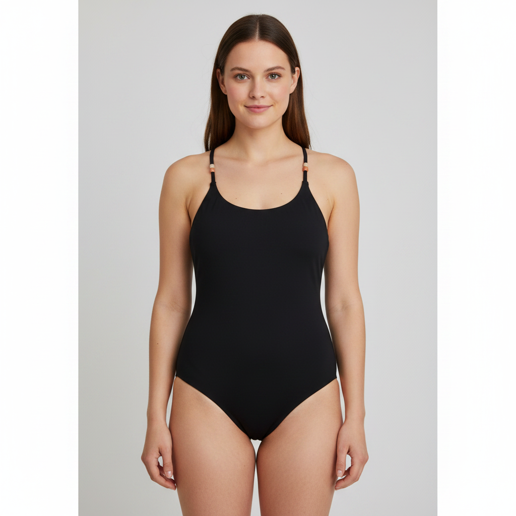 Maillot 1 pièce RougeGorge Noir