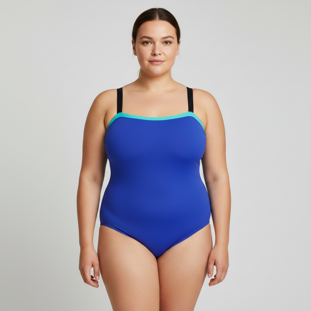 Maillot 1 pièce Tribord Bleu