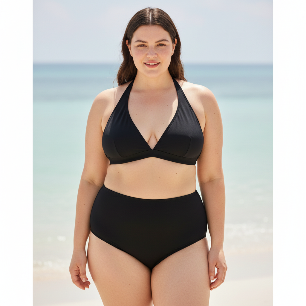 Haut de maillot Noir