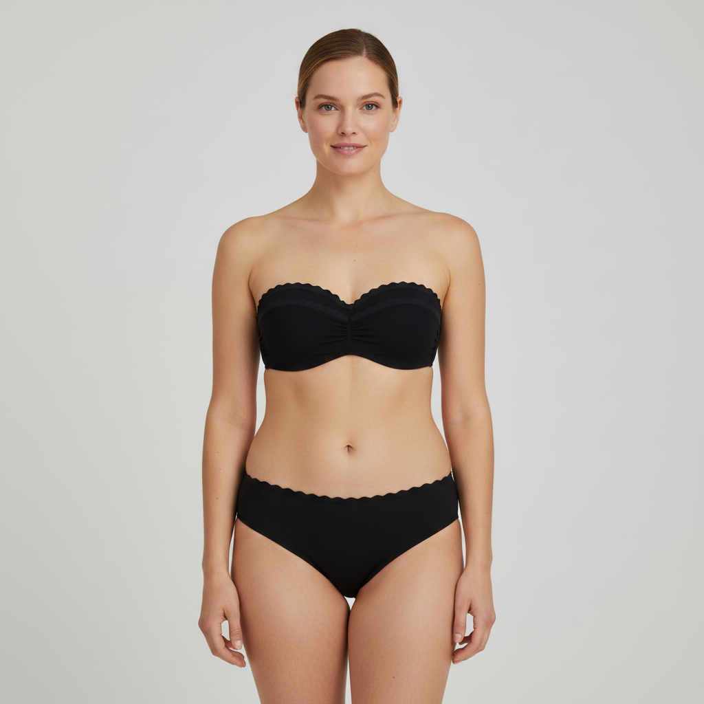 Haut de maillot Darjeeling Noir