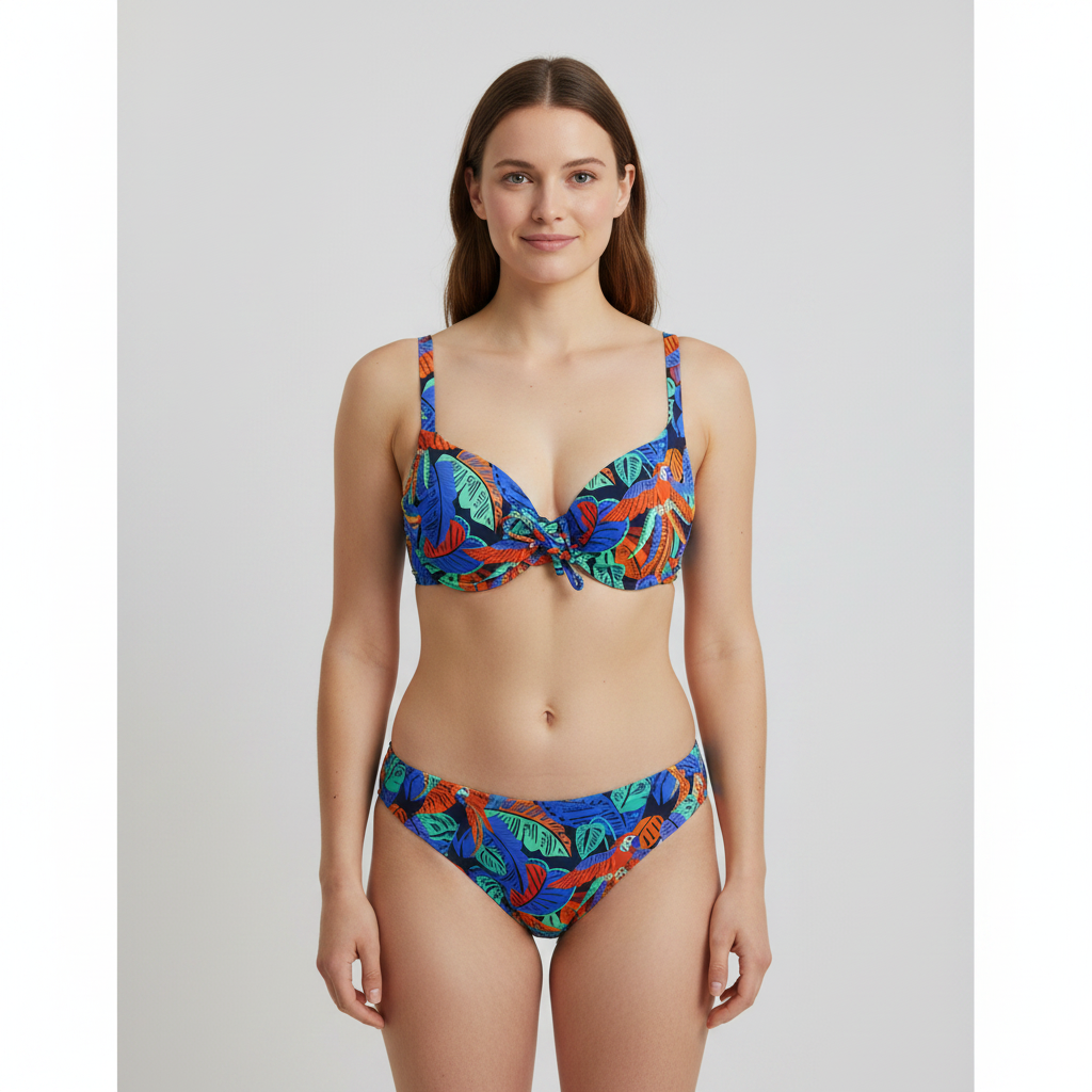 Haut de maillot RougeGorge Bleu