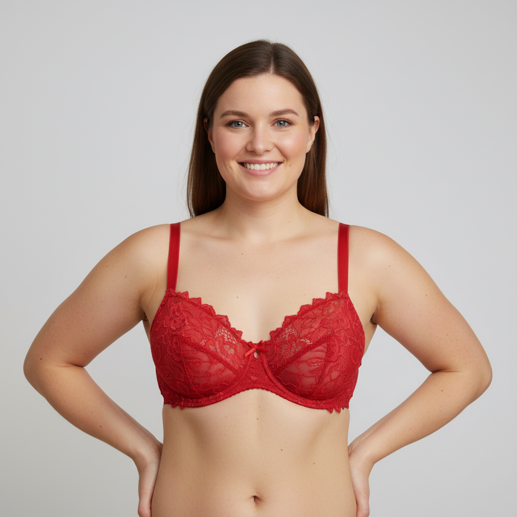 Soutien-gorge Sans Complexe Rouge