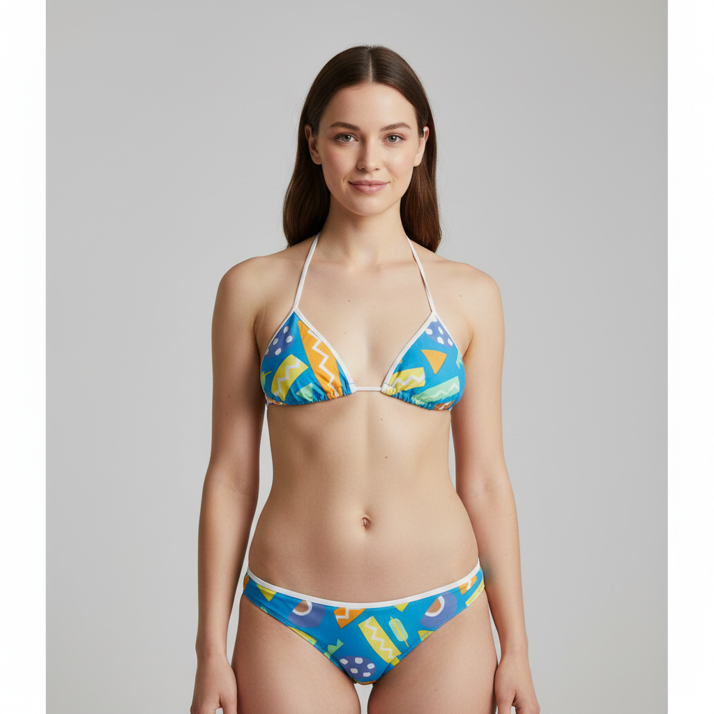 Haut de maillot Bleu