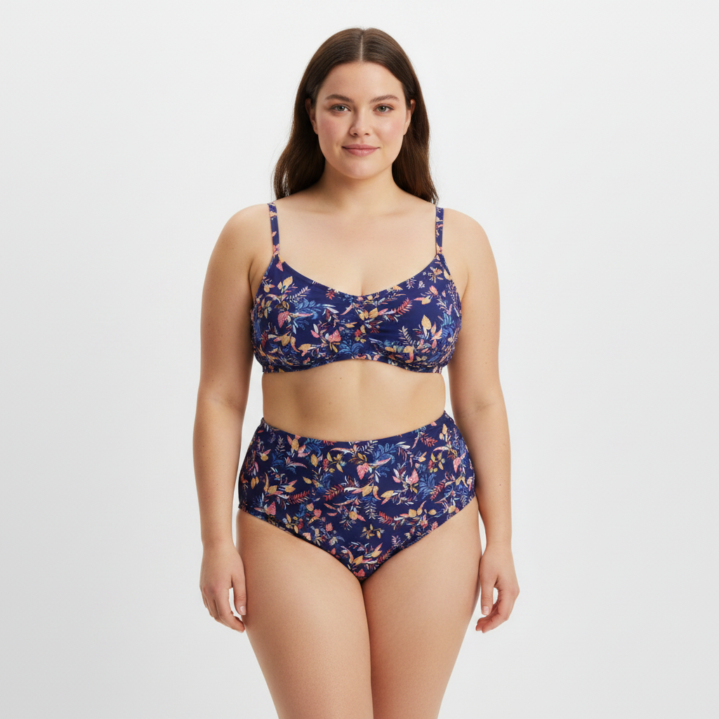 Haut de maillot RougeGorge Bleu