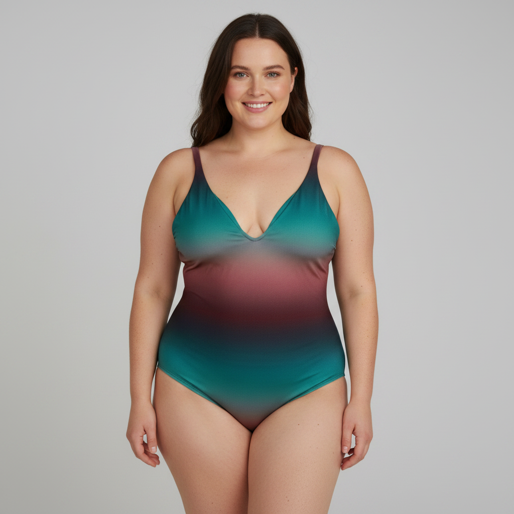 Maillot 1 pièce RougeGorge Vert