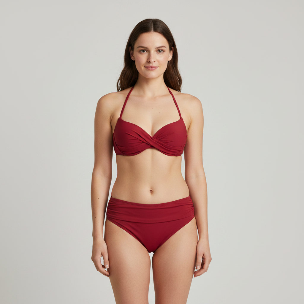 Haut de maillot Calzedonia Rouge