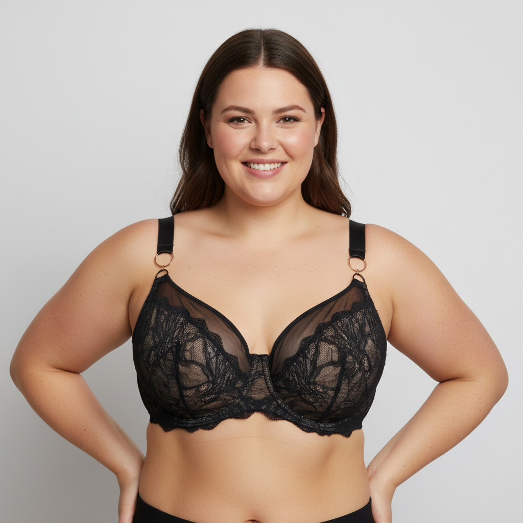 Soutien-gorge Rose Noir