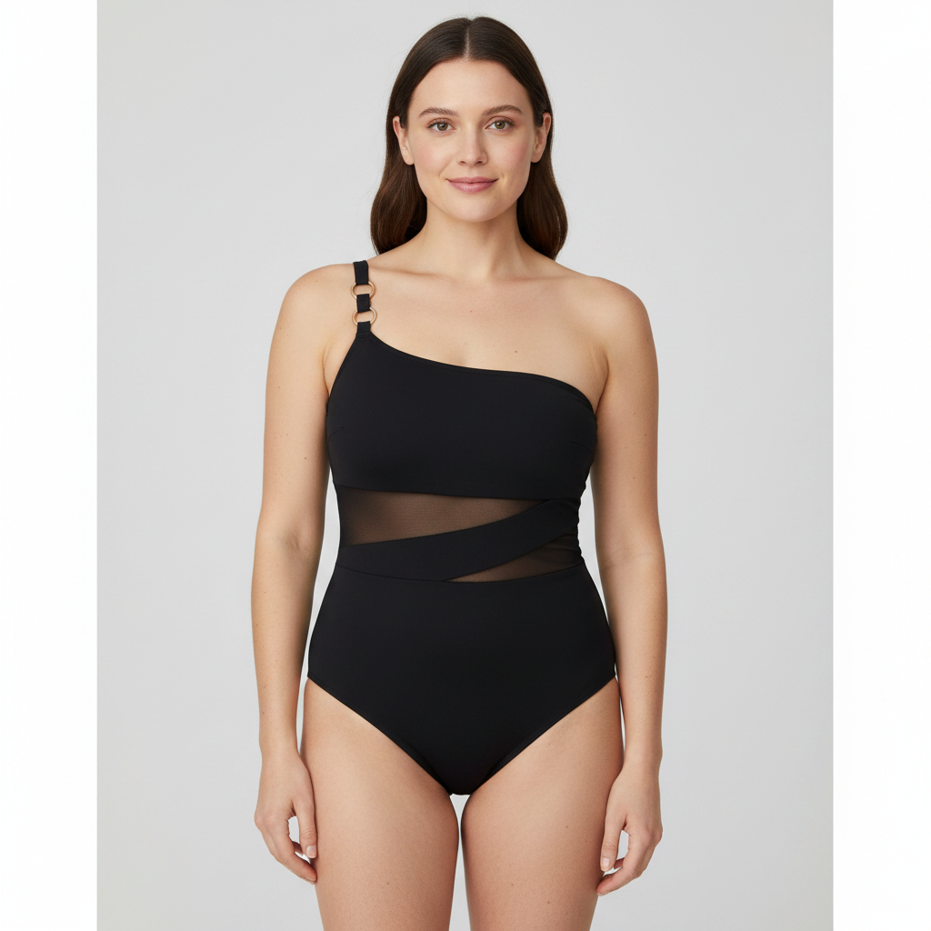 Maillot 1 pièce RougeGorge Noir