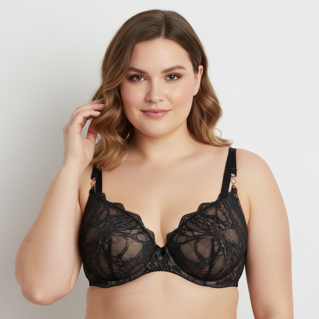 Soutien-gorge Rose Noir