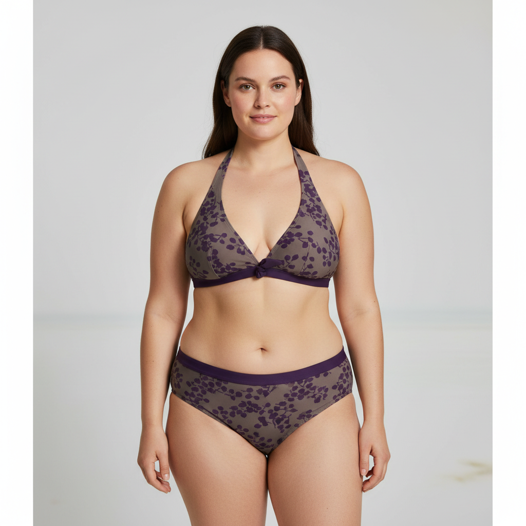 Haut de maillot RougeGorge Violet