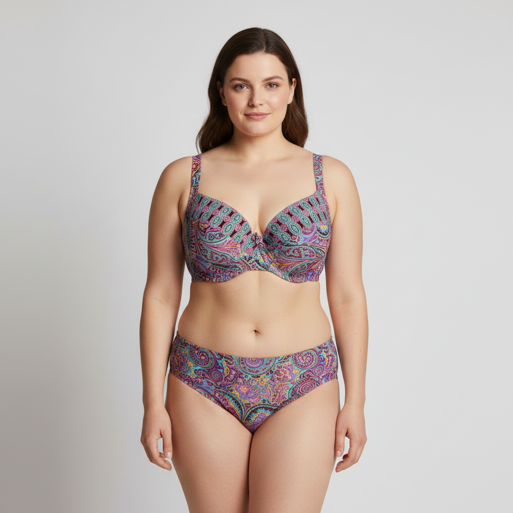 Haut de maillot RougeGorge Violet