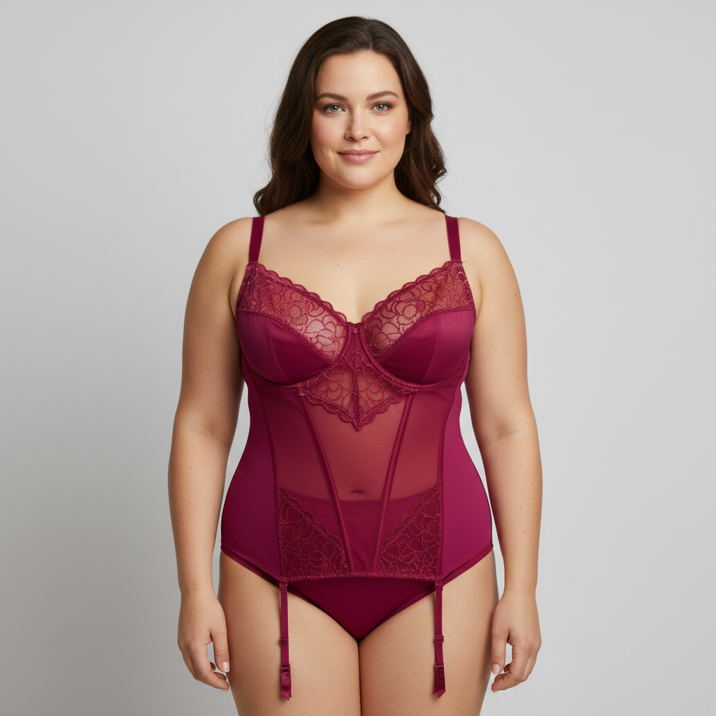 Guêpière La Redoute Rose
