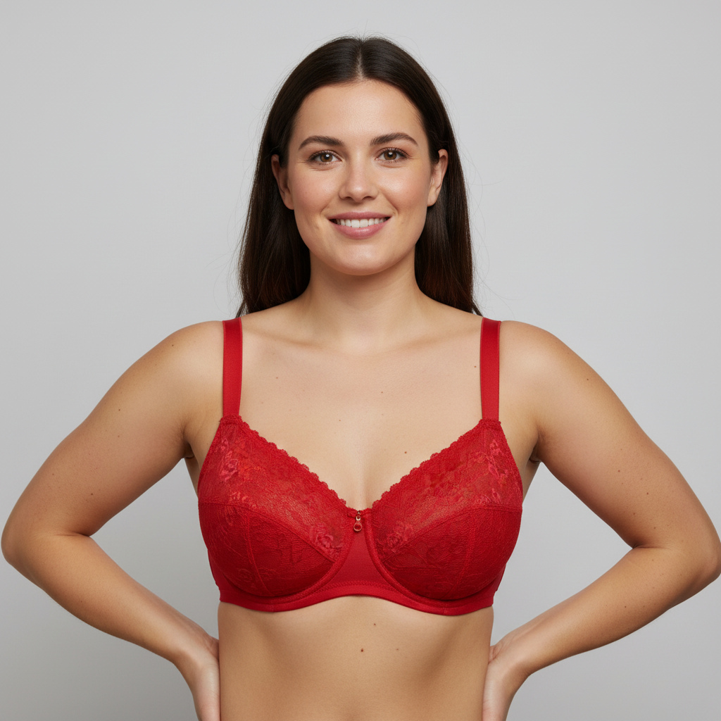 Soutien-gorge Darjeeling Rouge