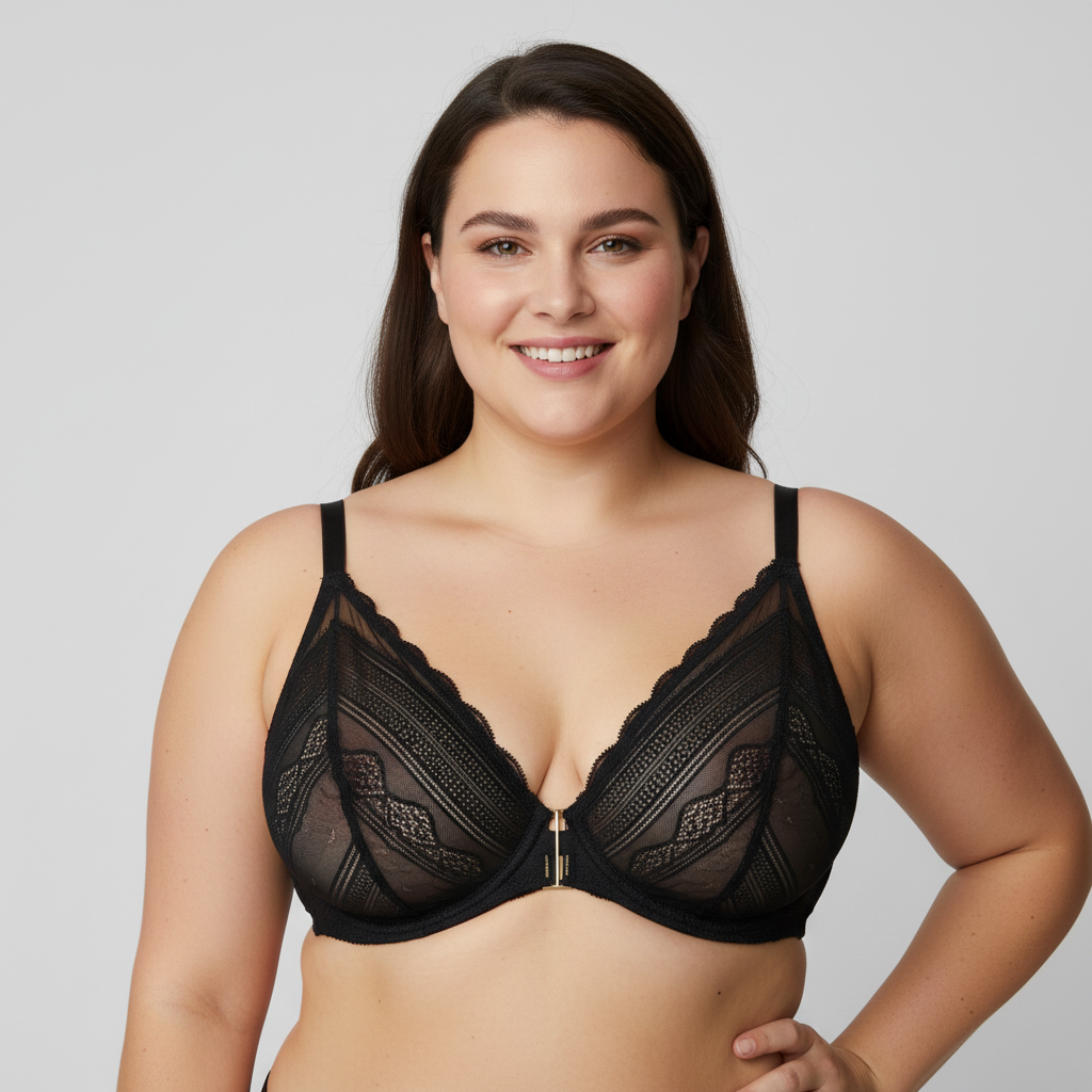 Soutien-gorge Rose Noir