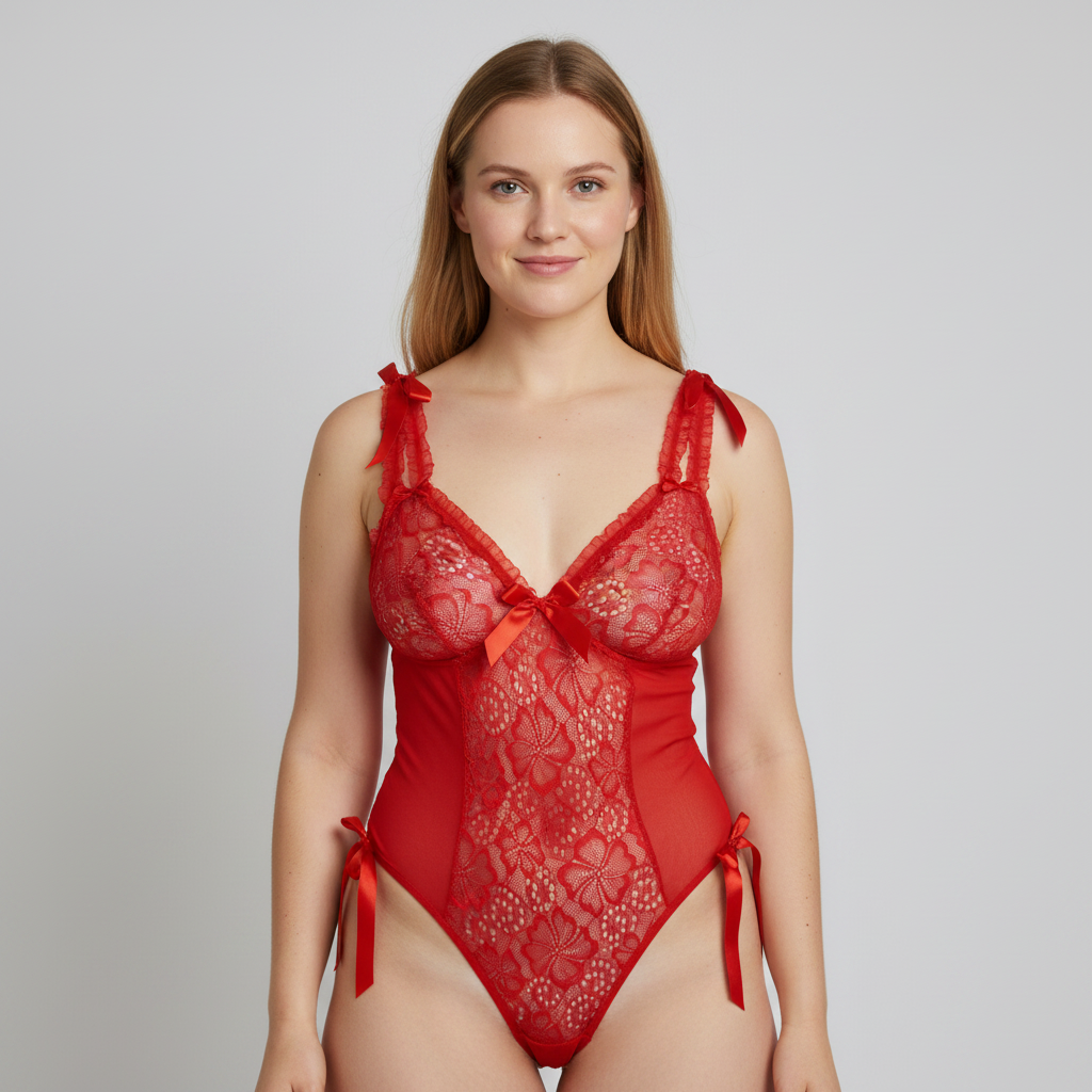 Ensemble de lingerie sexy Rouge