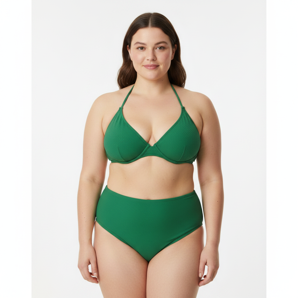 Haut de maillot Princesse tam.tam Vert
