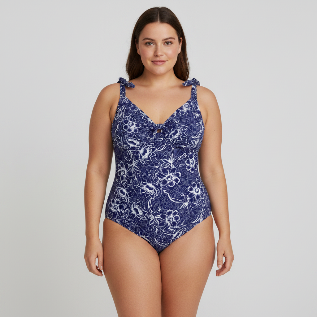 Maillot 1 pièce RougeGorge Bleu