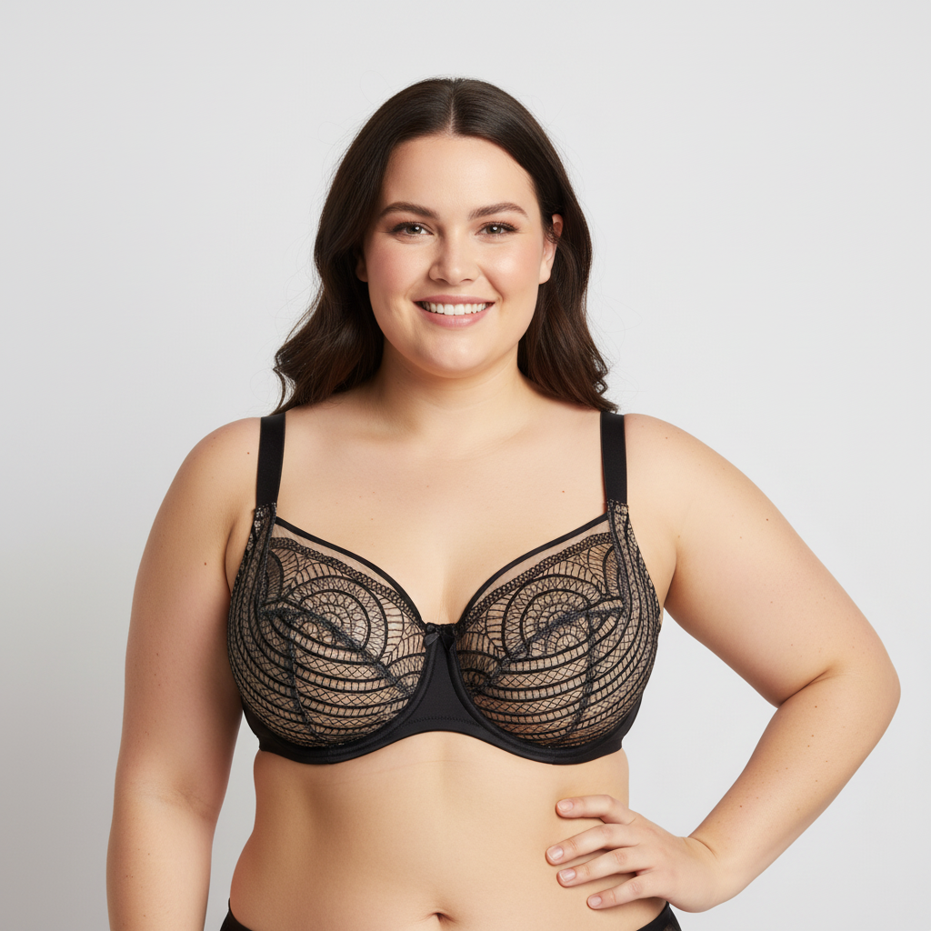 Soutien-gorge Rose Noir